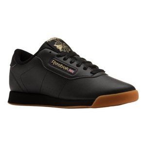 Reebok Princess Black Gum Womens Casual Waking Comfort Shoes Sizes 5 - 9.5